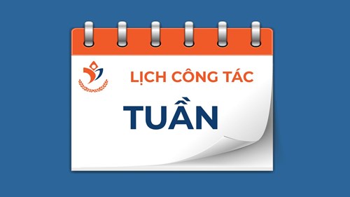 lịch công tác từ ngày 07/10/2024 đến 12/10/2024