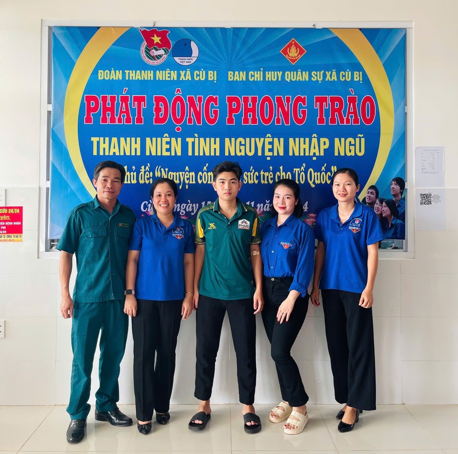 phát động phong trào THANH NIÊN TÌNH NGUYỆN LÊN ĐƯỜNG NHẬP NGŨ - NGUYỆN CỐNG HIẾN SỨC TRẺ CHO TỔ QUỐC